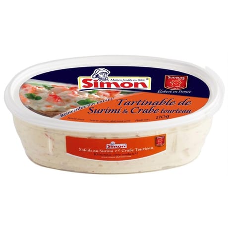Simon tartinable de surimi et crabe 270g
