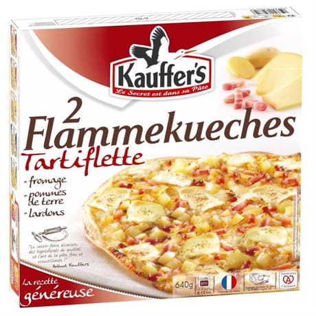 Kauffer's 2 flammekueches tartiflettes 640g