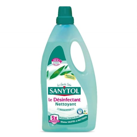 Sanytol le désinfectant nettoyant multi-surfaces eucalyptus 1l