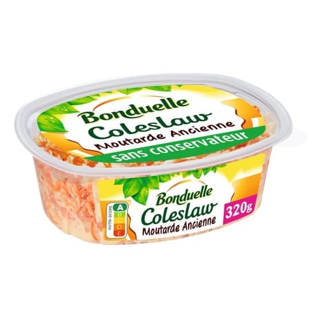 Bonduelle coleslaw à la moutarde à l'ancienne 320g