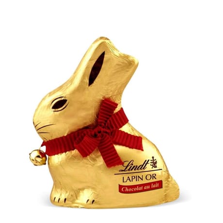 Lindt lapin or chocolat au lait x1-100g