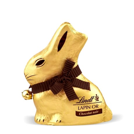 Lindt lapin or chocolat noir x1-100g