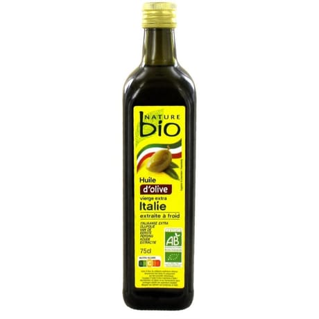 Nature bio huile d'olive extra vierge bio 100% italie 75cl