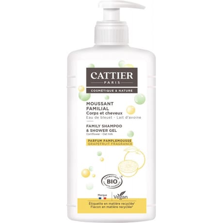 Cattier Moussant au lactoserum familial bio1l