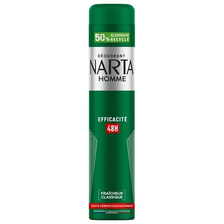 Narta déodorant homme atomiseur fraîcheur classique 200ml