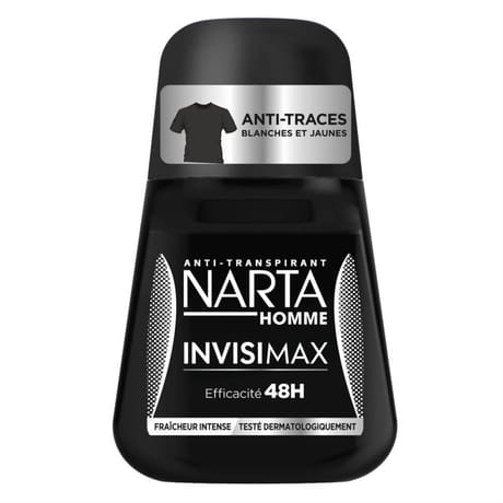 Narta déodorant homme roll-on invisimax 50ml