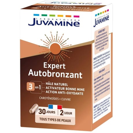 Juvamine expert autobronzant 60 gélules 20g