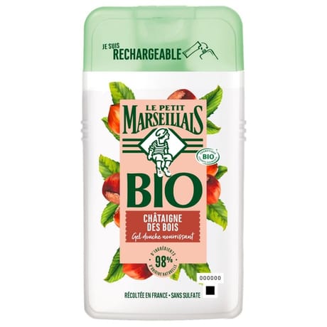Lpm gel douche bio nourissant chataigne des bois 250ml