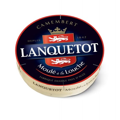 Lanquetot camembert moulé à la louche 22%mg 250 g