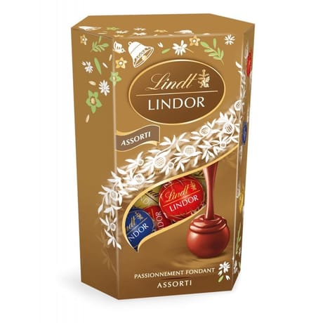 Lindt lindor assortis cornet x1-200g