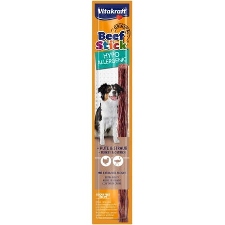 Vitakraft beef stick hypoallergénique pour chien 12g