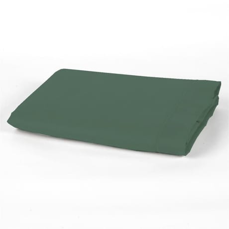 Drap plat uni vert foncé 57fils 180x290cm