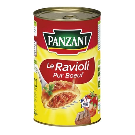 Panzani ravioli pur boeuf francais - plat cuisiné 1,2kg