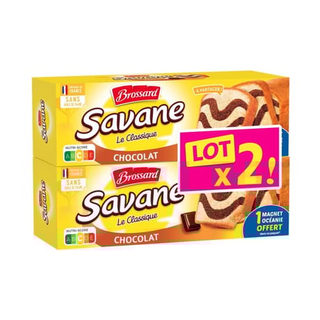 Brossard lot de 2 savane le classique 310g