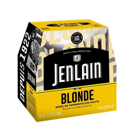 Jenlain blonde pack 6x25cl 7.5%vol