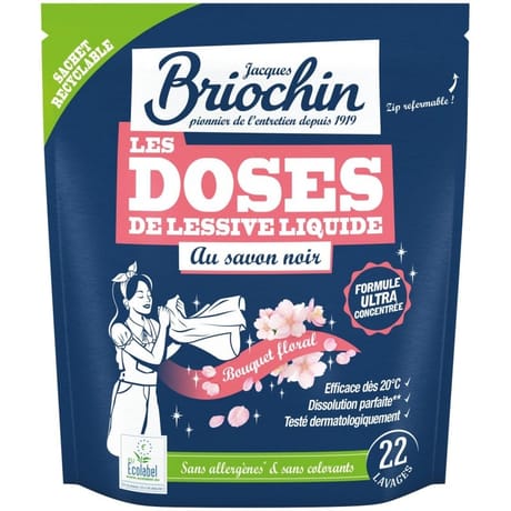 Briochin lessive liquide parfum bouquet floral x 22 doses 0.34kg