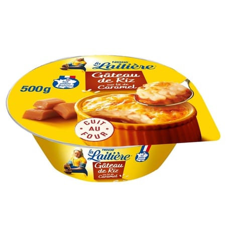 La Laitière gâteau de riz sur lit de caramel 500g
