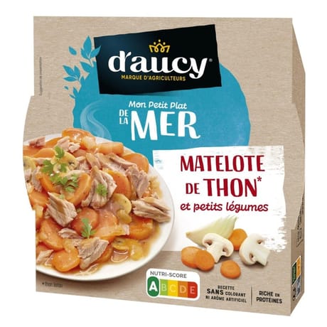 D'aucy matelote thon légumes barquette micro ondable 300g