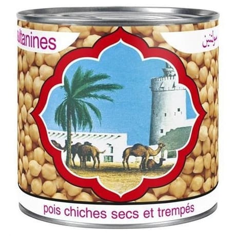 D'aucy pois chiches sultanines 1/2 265g