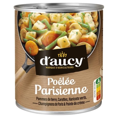 D'aucy poêlée parisienne à la graisse de canard 580g