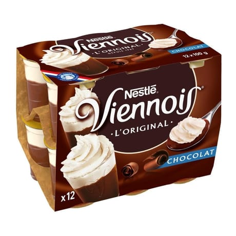 Le Viennois Liégeois chocolat 12x100g