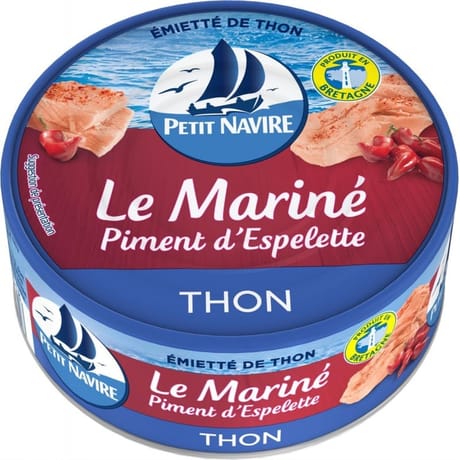 Petit Navire emiette de thon piment d'Espelette 110g