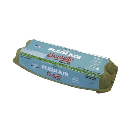 Cocorette oeufs plein air moyens x 12