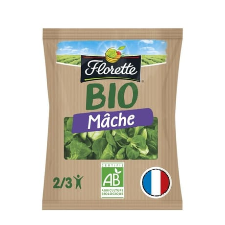 Florette salade mâche bio sachet 80g
