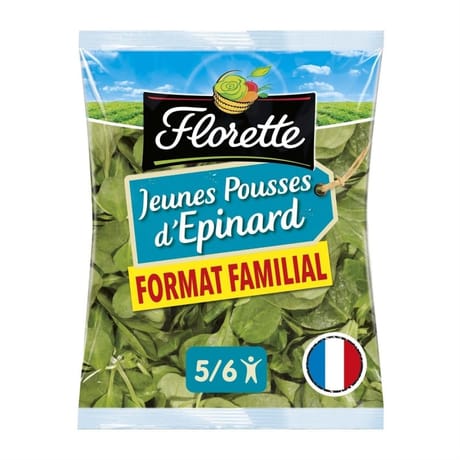 Florette salade jeunes pousses d'épinard sachet 175g