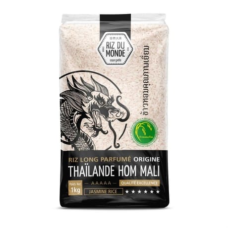 Riz du monde riz parfumé thaï hom mali dragon 1kg