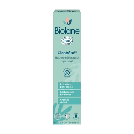 Biolane cicabébé bio baume réparateur apaisant 40ml