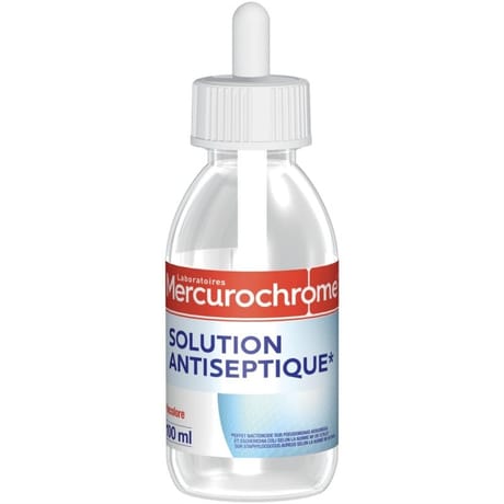 Mercurochrome solution antiseptique 100 ml
