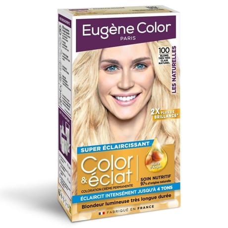 Eugène color coloration permanente les naturelles 100 blond très très clair naturel