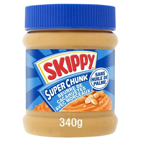 Skippy beurre cacahuetes super crunch 340g