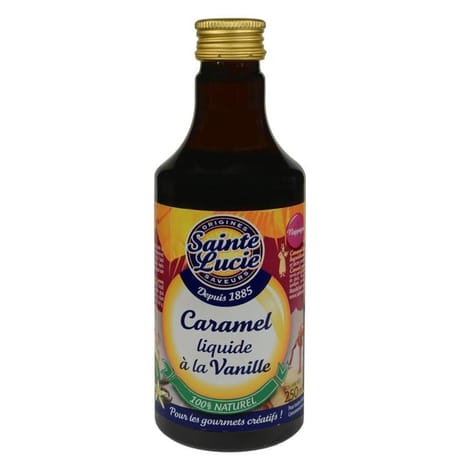 Sainte Lucie caramel liquide à la vanille flacon 340g