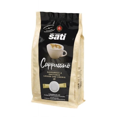 Sati dosettes cappucino x8 126g