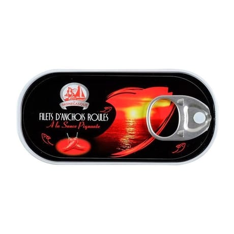 La Monegasque filets d'anchois roulés sauce piquante 50g
