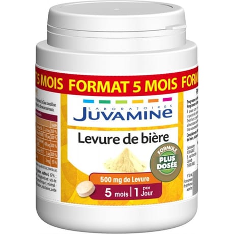 Juvamine maxi levure de bière 90 comprimes