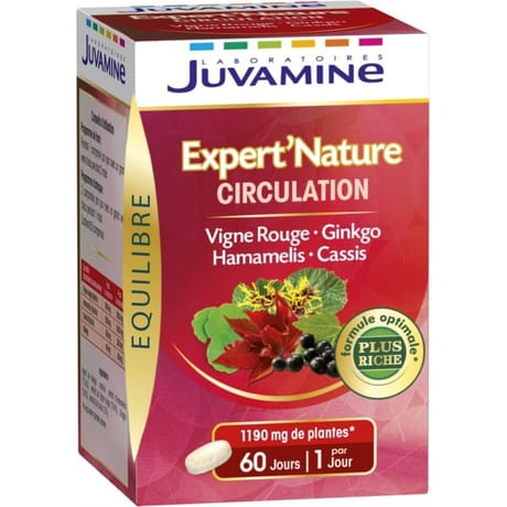 Juvamine expert nature circulation 60 comprimés