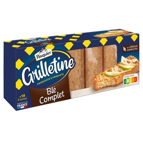 Pasquier grilletine blé complet 242g
