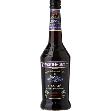 Heritier guyot crème de cassis "noir de bourgogne" 70cl 18%vol