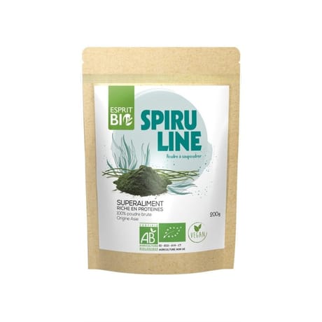Esprit bio spiruline bio doypack 200g