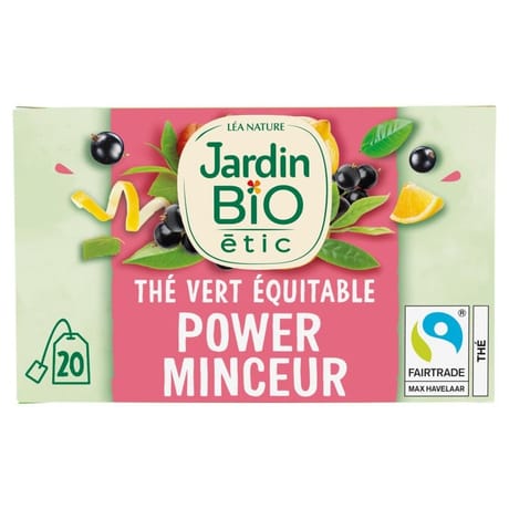 Jardin bio étic thé vert minceur bio étui + 20 sachets 30g