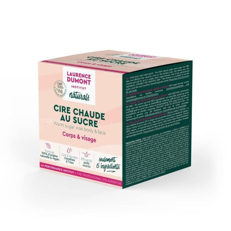 Laurence dumont institut naturals cire chaude au sucre corps et visage 250ml