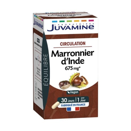 Juvamine marronier d'inde circulation 30 gélules végétales 10g