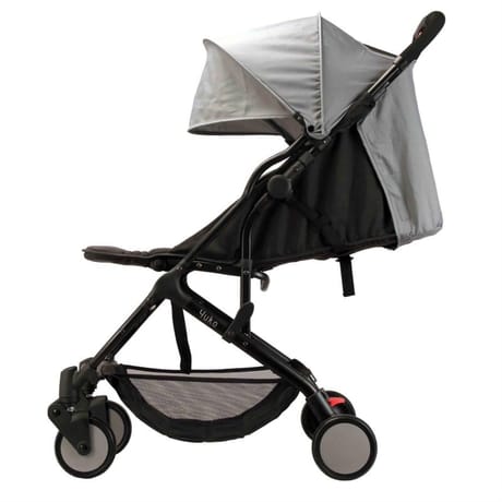 Poussette compacte yuko 2 noir gris Bambisol