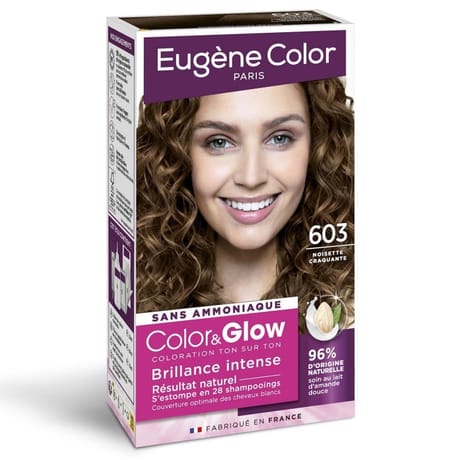 Eugene perma eugene color color & glow 603 noisette craquante