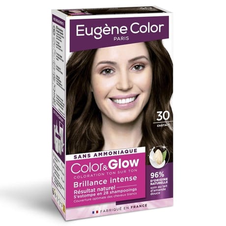 Eugene perma eugene color color & glow n°30 châtain
