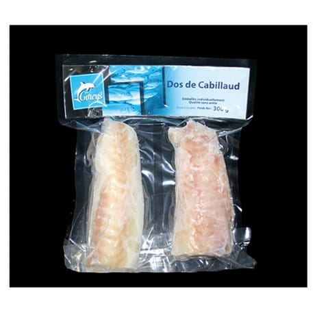 Gineys dos de cabillaud 2x150g