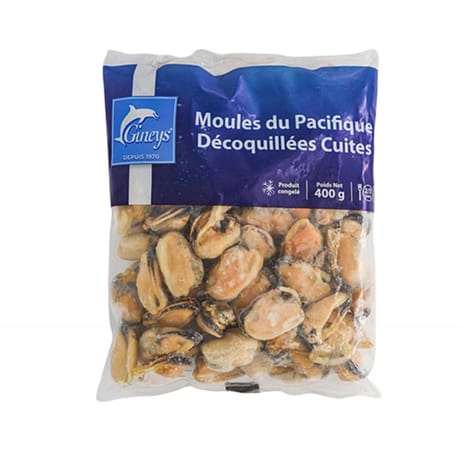 Gineys moules décoquillées 400g